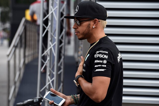 Hamilton in biondo a Monza!