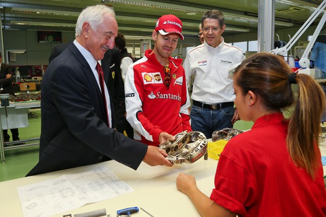 F1, Vettel scopre come si costruiscono i freni Brembo