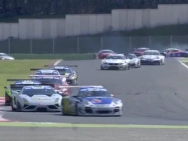 GT italiano Vallelunga, gran lotta Lambo-Ferrari