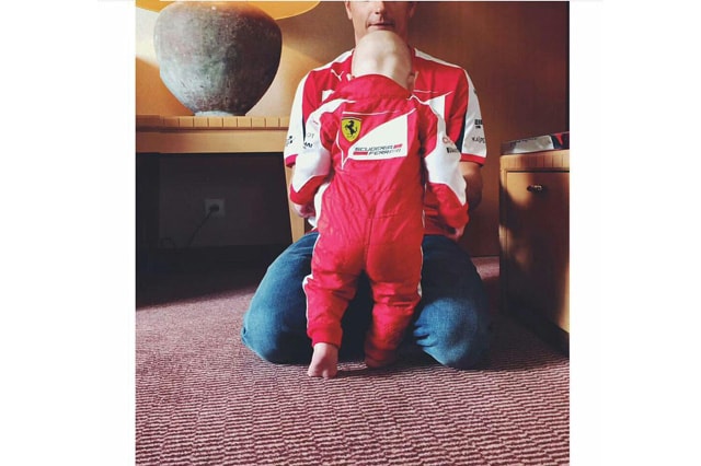 Che tenerezza Kimi e Kimi jr!