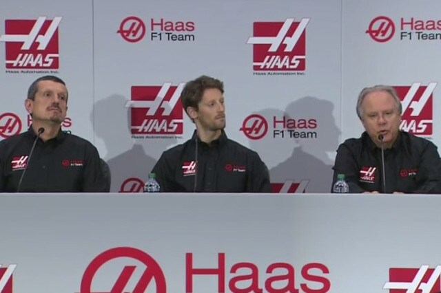 Team Haas, presentato Romain Grosjean