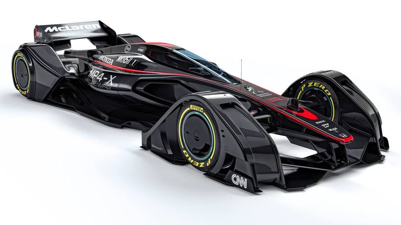 McLaren MP4-X Concept, la monoposto jet