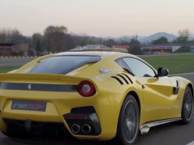 Ferrari F12 TDF: il test in pista a Fiorano