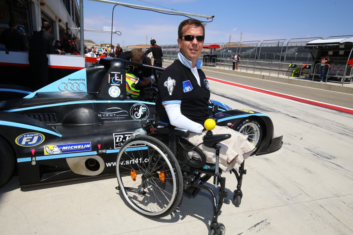 Frédéric Sausset, correrà Le Mans senza gambe né mani