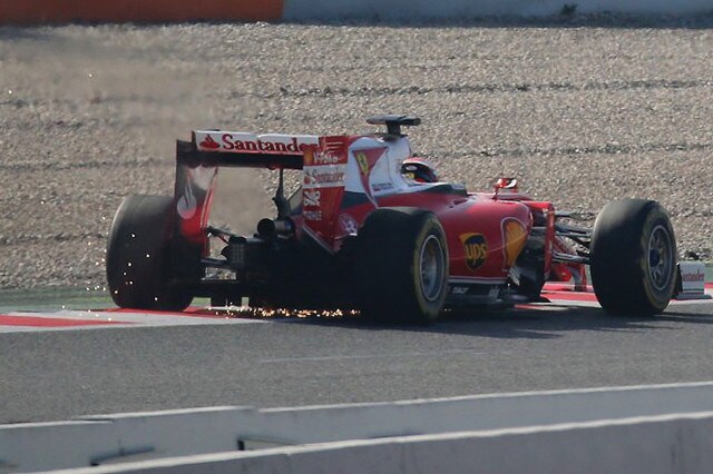La nuova Ferrari in pista a Barcellona!