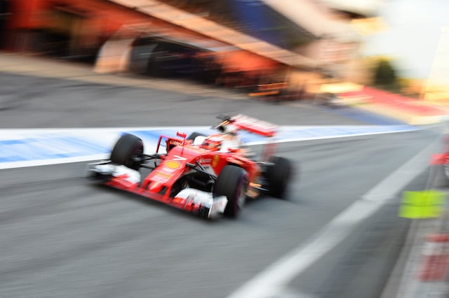 Test F1 Barcellona: day7 a Raikkonen