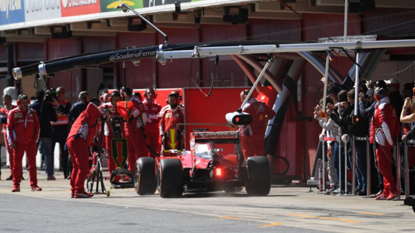 Test F1 Barcellona: le immagini