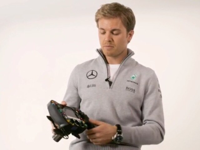 Il nuovo volante di Nico Rosberg