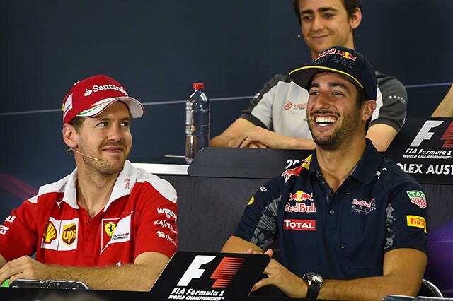 Vettel e Ricciardo: Assieme? Nessun problema!