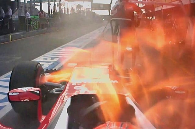 Raikkonen ha rotto il turbo