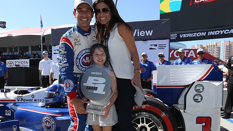 IndyCar, Castroneves in pole a Long Beach