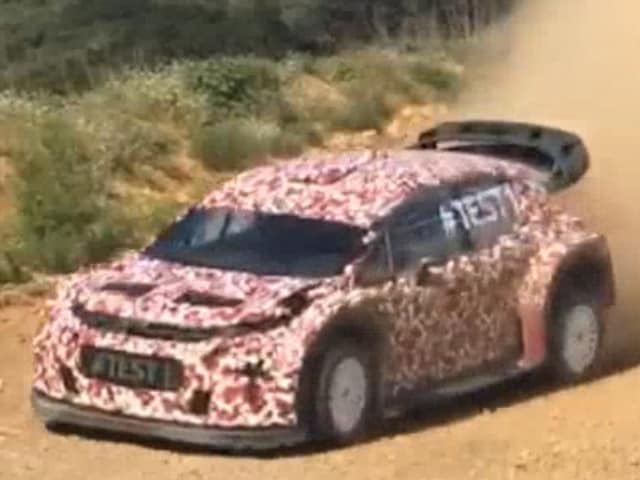 Le prime immagini della Citroen WRC 2017