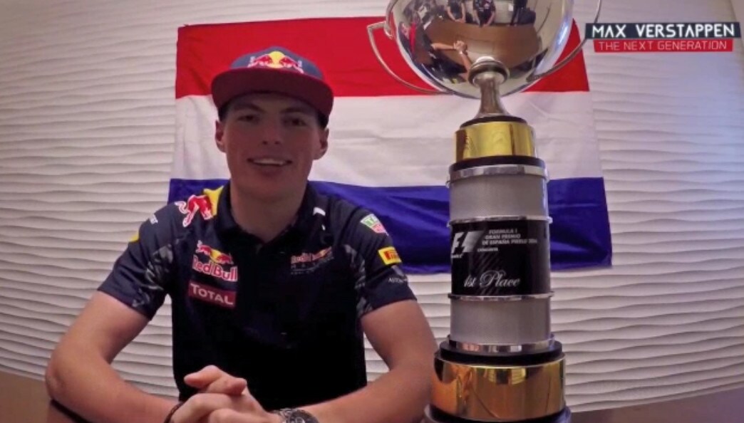 La soddisfazione di Max Verstappen