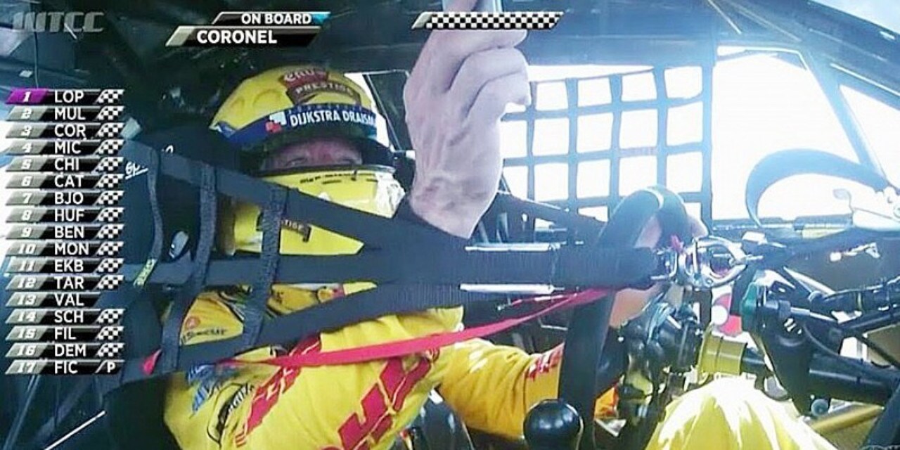 WTCC, selfie di Coronel al Ring, 5000 euro di multa