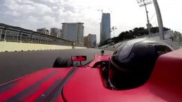 F1 Baku, il primo on board del circuito