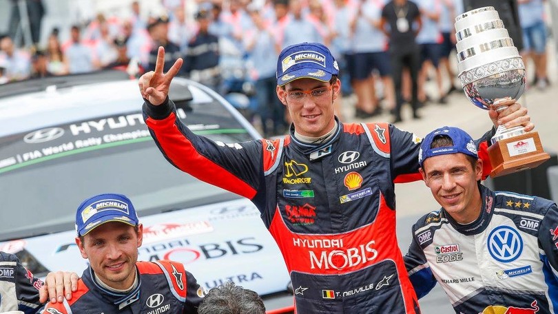 Rally di Sardegna, vittoria sofferta di Neuville