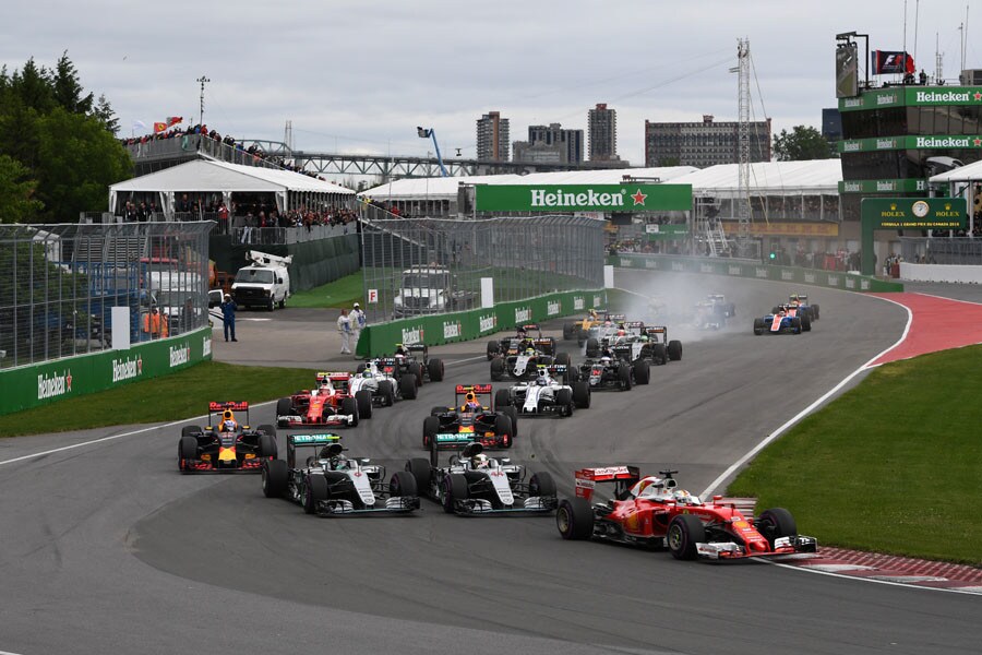 F1 Canada, la partenza razzo di Vettel nei dettagli
