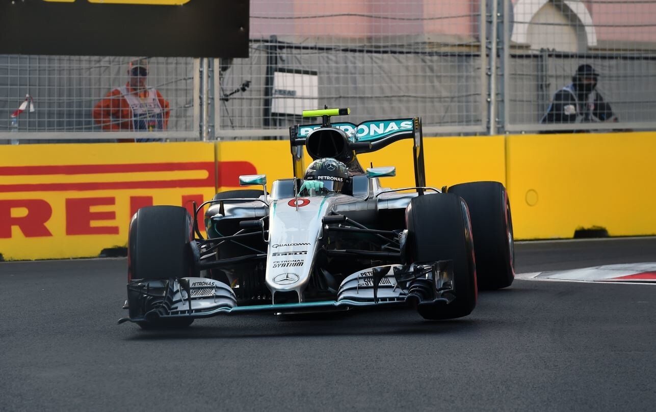 F1 Baku, domina Rosberg, Vettel 2° davanti a Perez