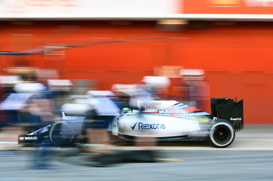 Williams, pit-stop record a Baku