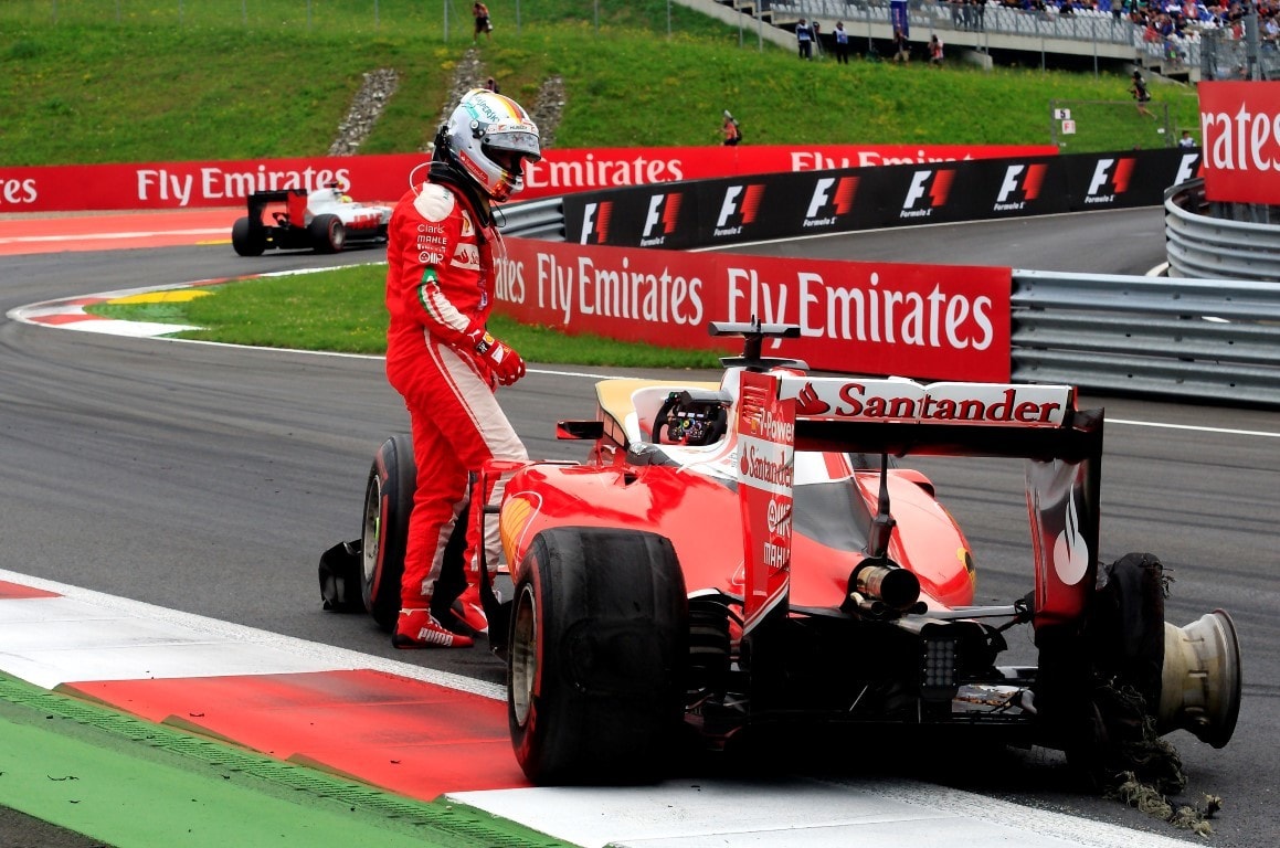 F1 Austria, Pirelli indaga sul cedimento della gomma di Vettel