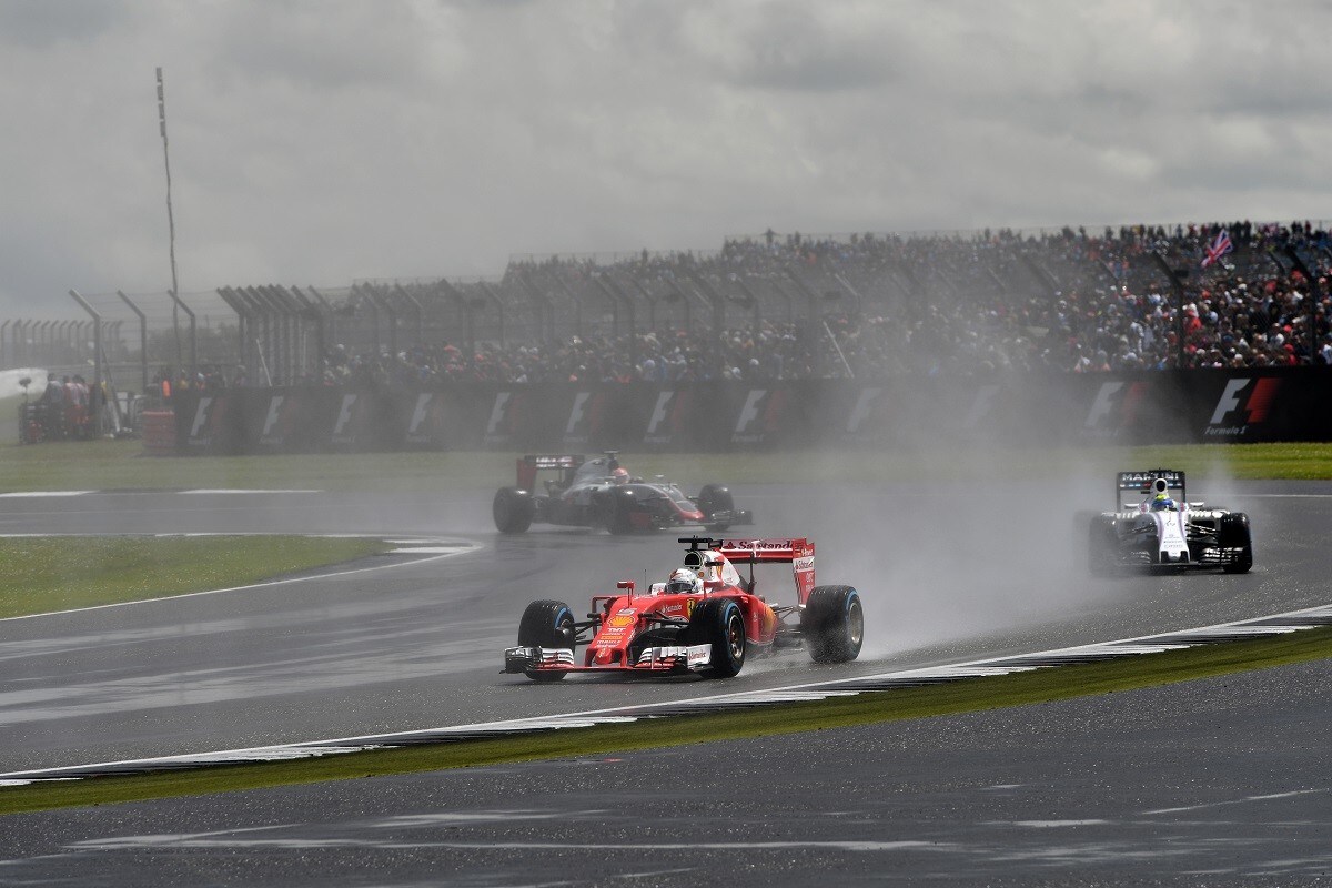 F1 Silverstone: strategie appiattite, Vettel scettico sulle full wet
