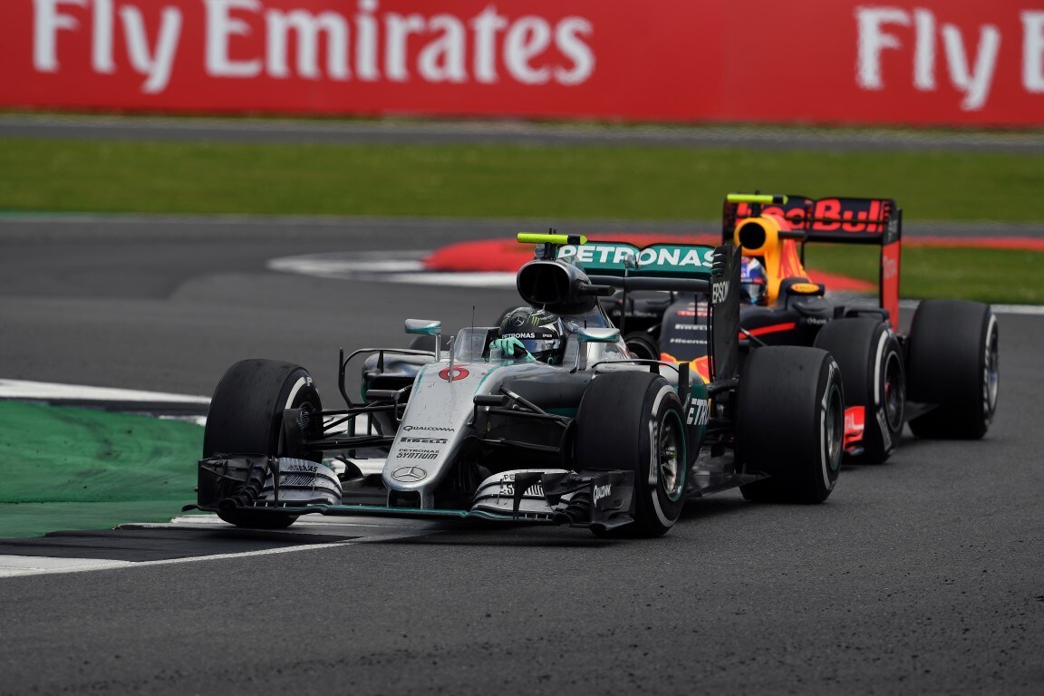 Radiosprint Silverstone, l'aiuto a Rosberg e i complimenti a Verstappen