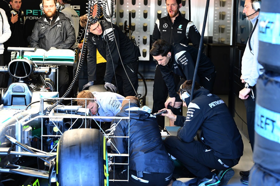Test F1 Silverstone, le foto del secondo giorno