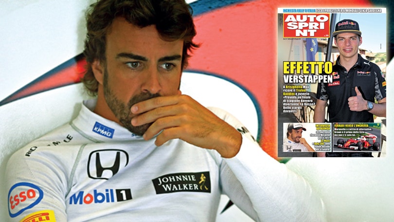 Alonso a ruota libera