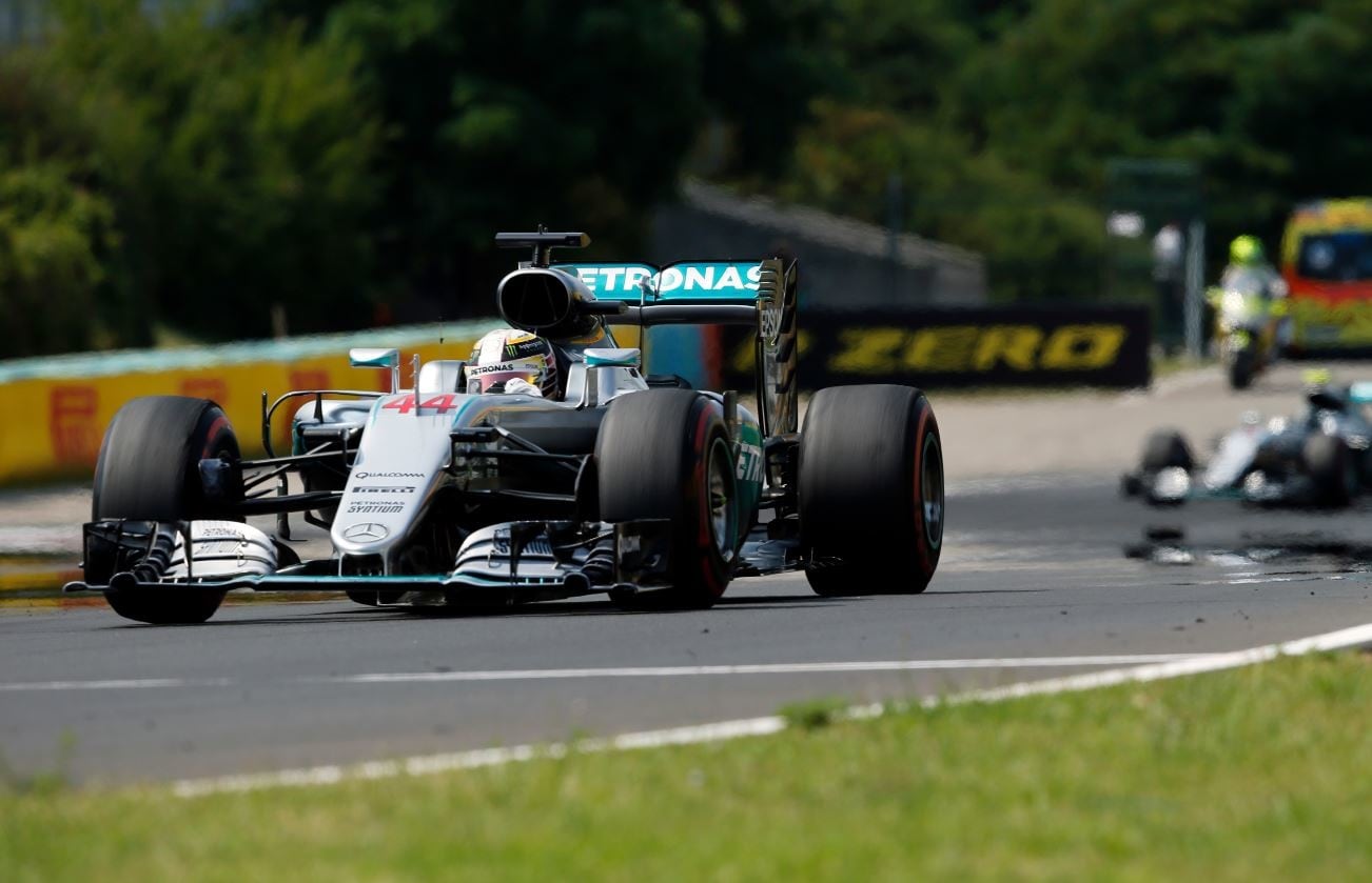 F1 Ungheria: Hamilton precede Rosberg, Vettel 4°