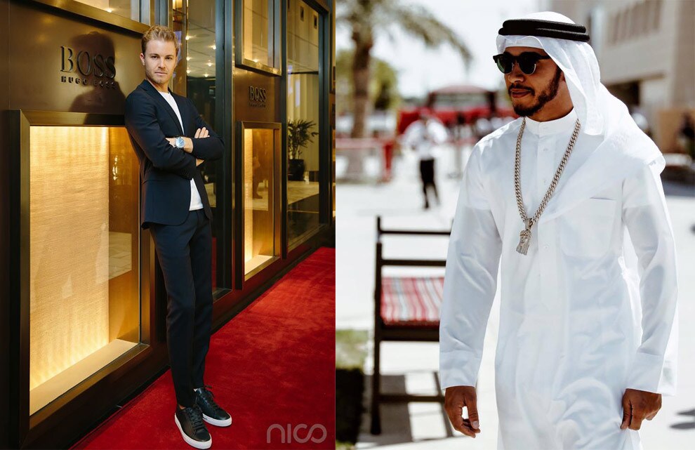 Hamilton e Rosberg: Formula social