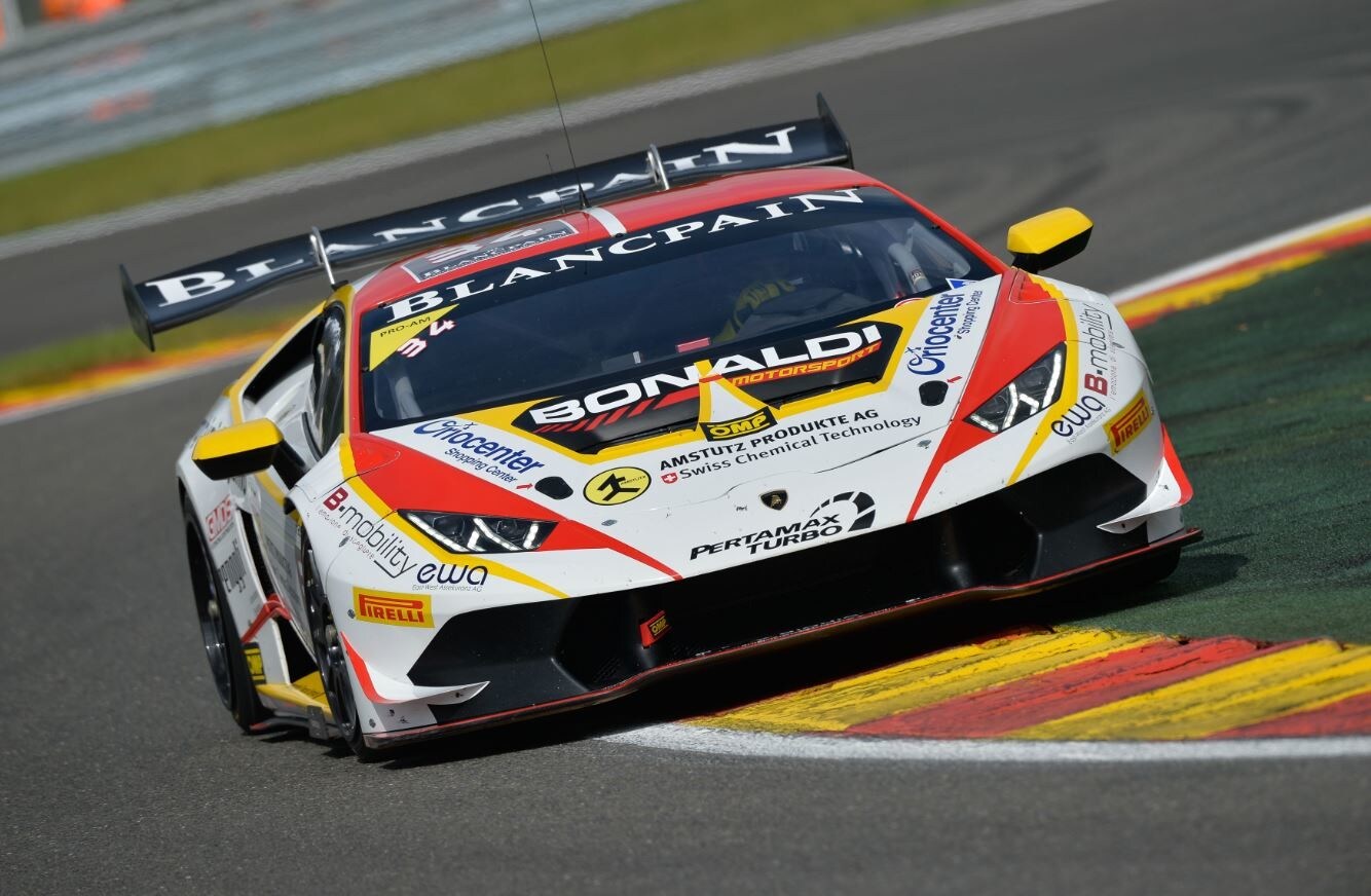 Lamborghini Blancpain Super Trofeo: a Spa dominio di Amstutz-Kuajala