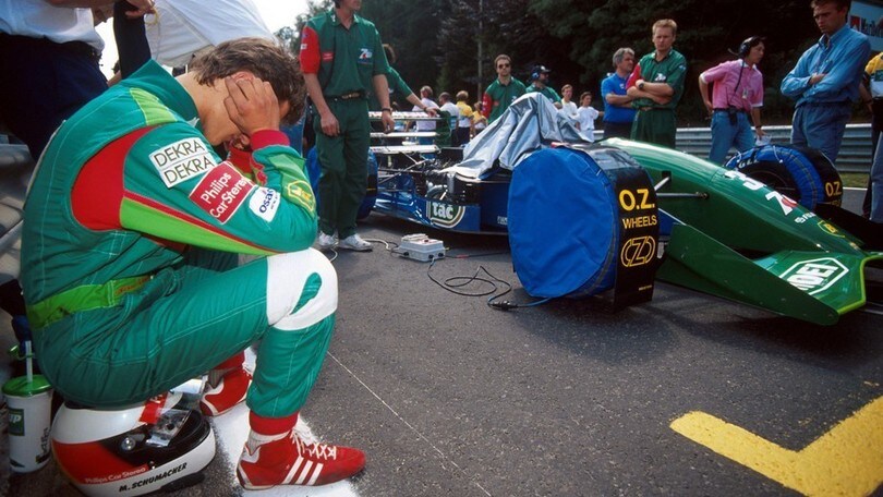 Spa 1991, l'esordio di Michael Schumacher in Formula 1: foto