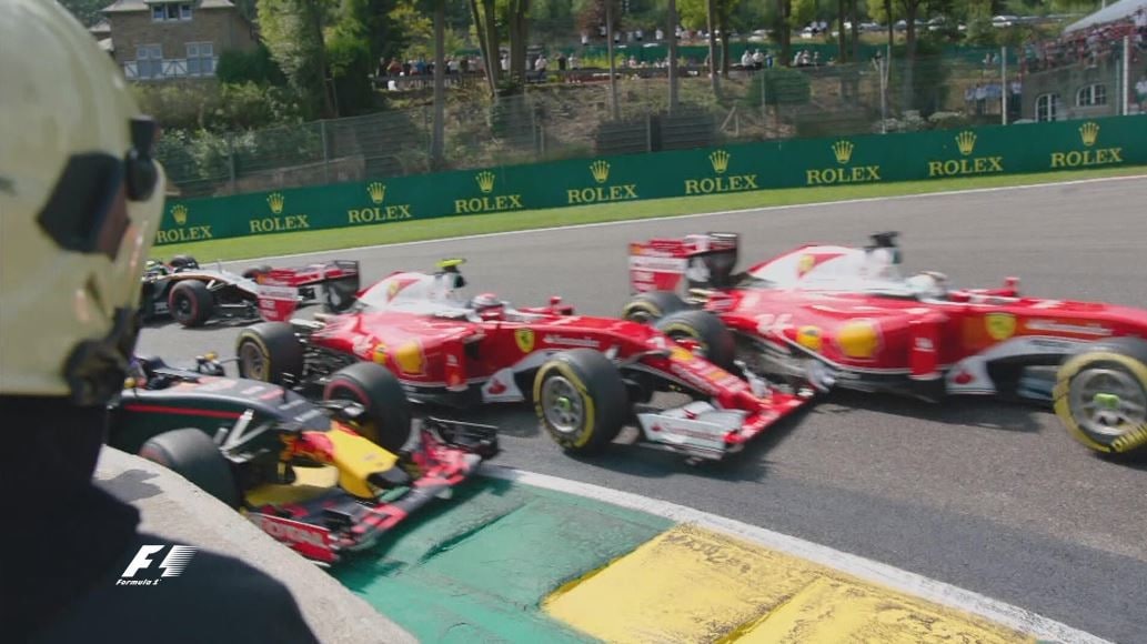 F1 Spa, carambola in partenza: di chi è la colpa?