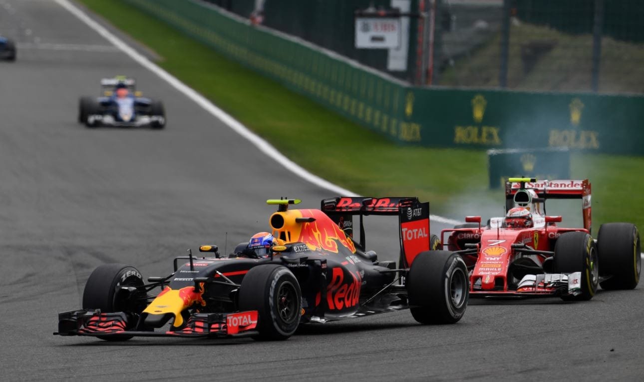 F1 Spa, Verstappen "Sono una vittima", Raikkonen "Non si guida così"