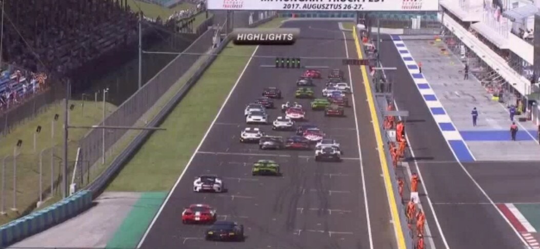 Blancpain Gt Sprint - Budapest: festa Mercedes