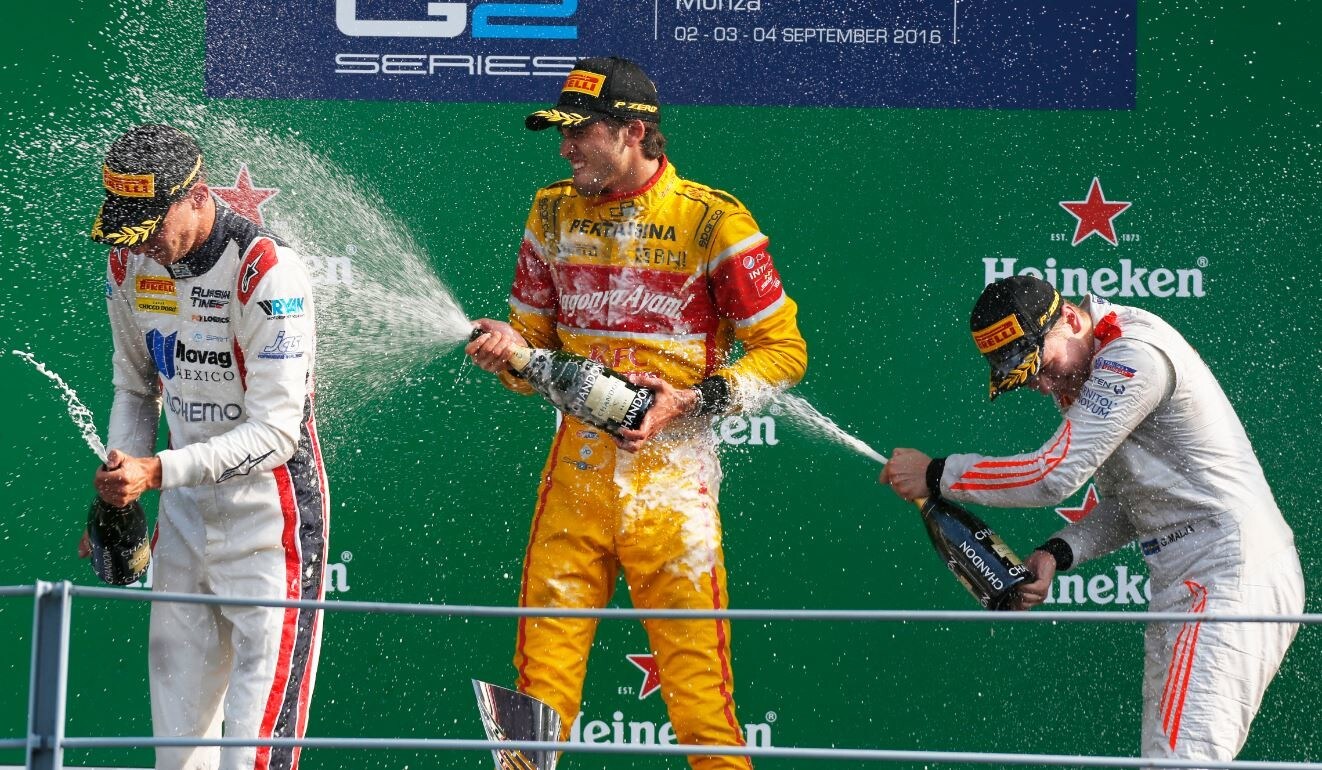 GP2 Monza, Giovinazzi, storica vittoria davanti a Marciello