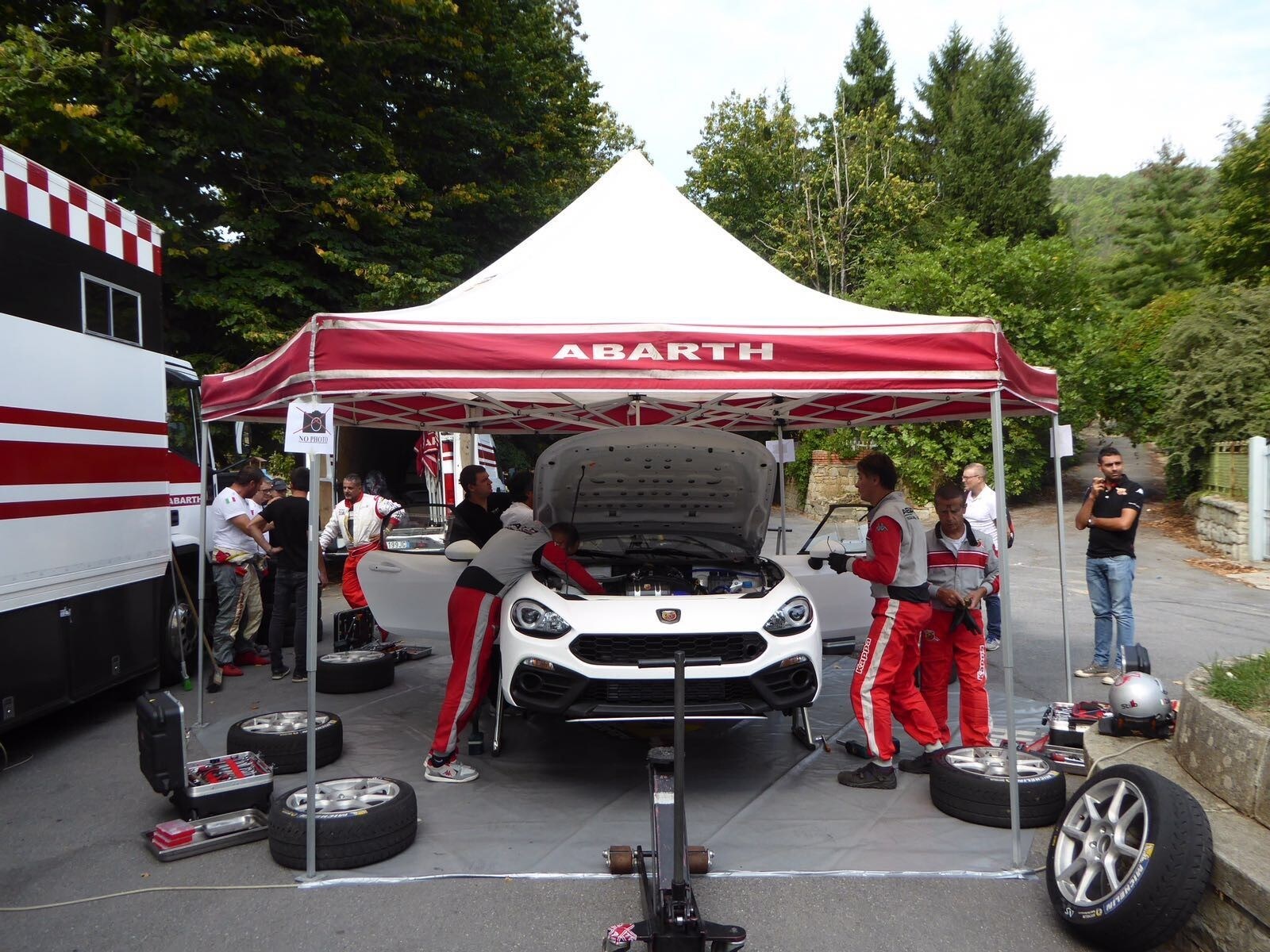 Abarth 124 Rally, Fiorio al volante dello Scorpione 2017