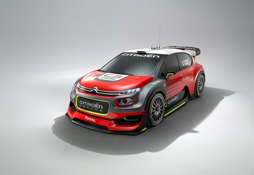 Mondiale Rally 2017, prime immagini della Citroen C3 WRC