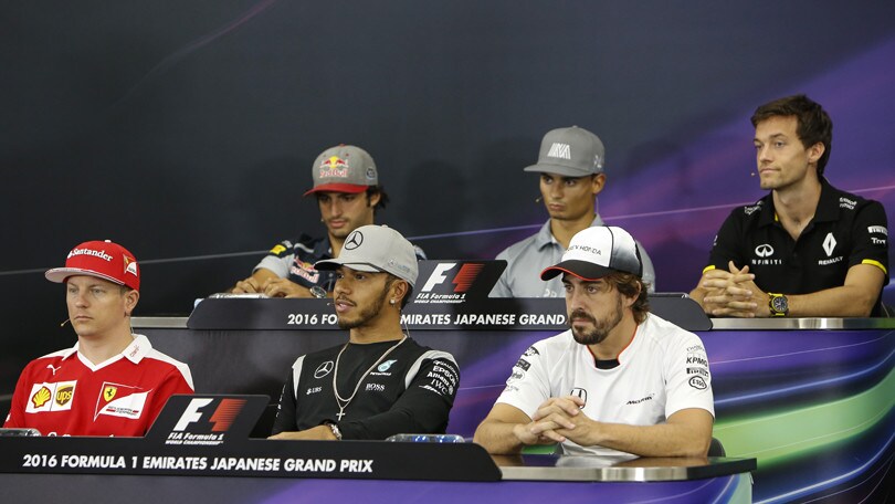 Formula 1 Giappone: la conferenza dei piloti