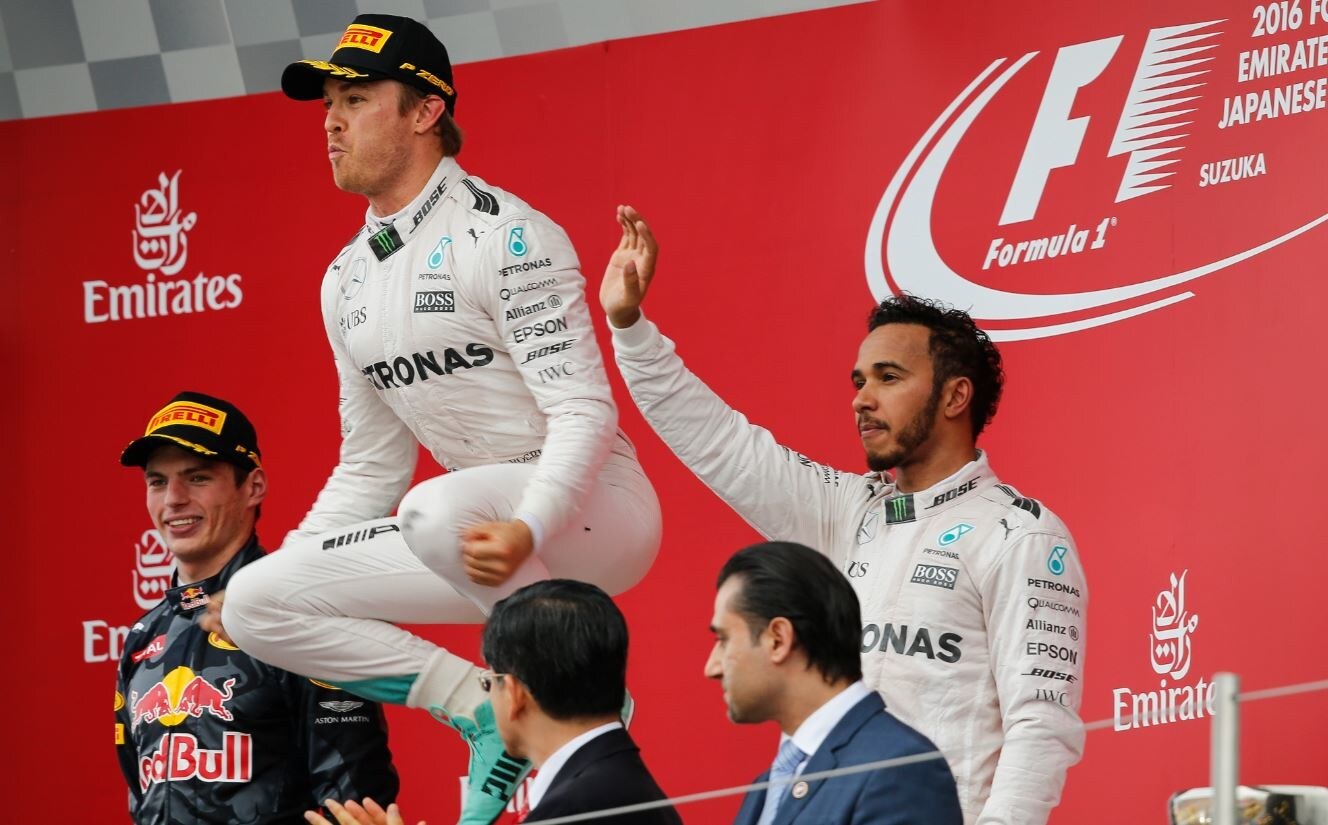 Formula 1: Nico Rosberg "Big in Japan" e Lauda lo incorona