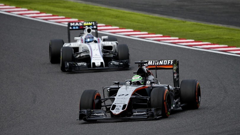 Formula 1 Giappone, Force India allunga. Hulkenberg diverte