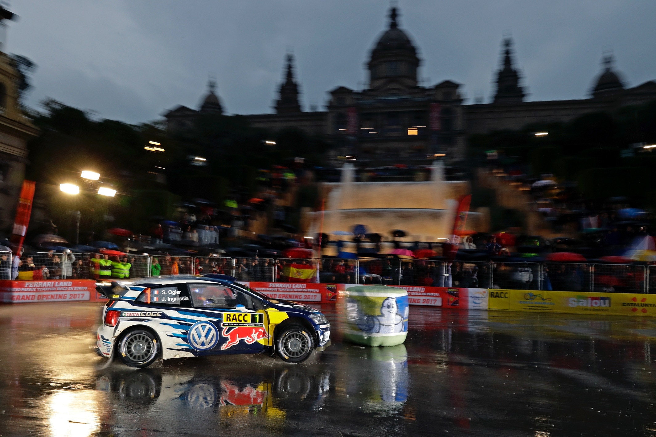 Rally Catalunya, Ogier leader