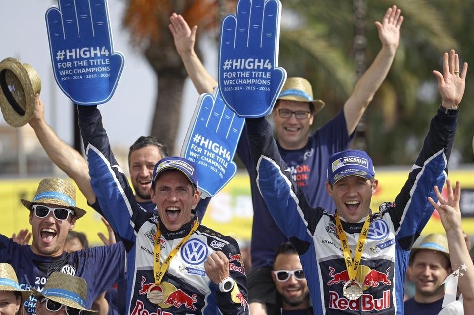 WRC, Ogier nella leggenda: 4° titolo come Kankkunen e Makinen