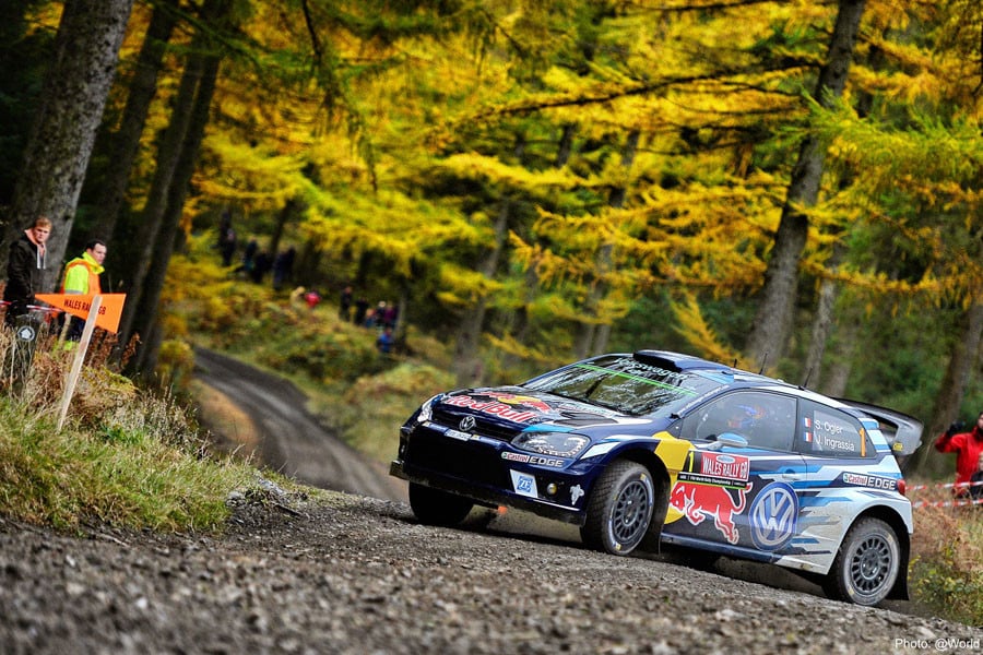Rally Galles, Ogier subito in testa