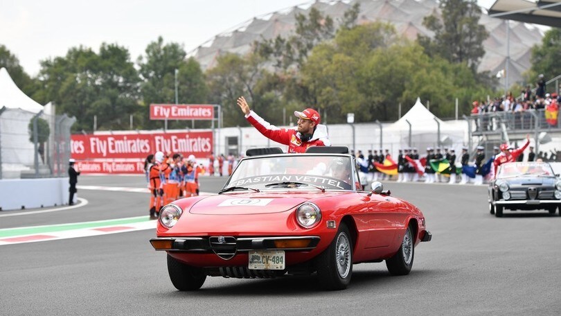 Formula 1 Messico, Vettel in pista col Duetto