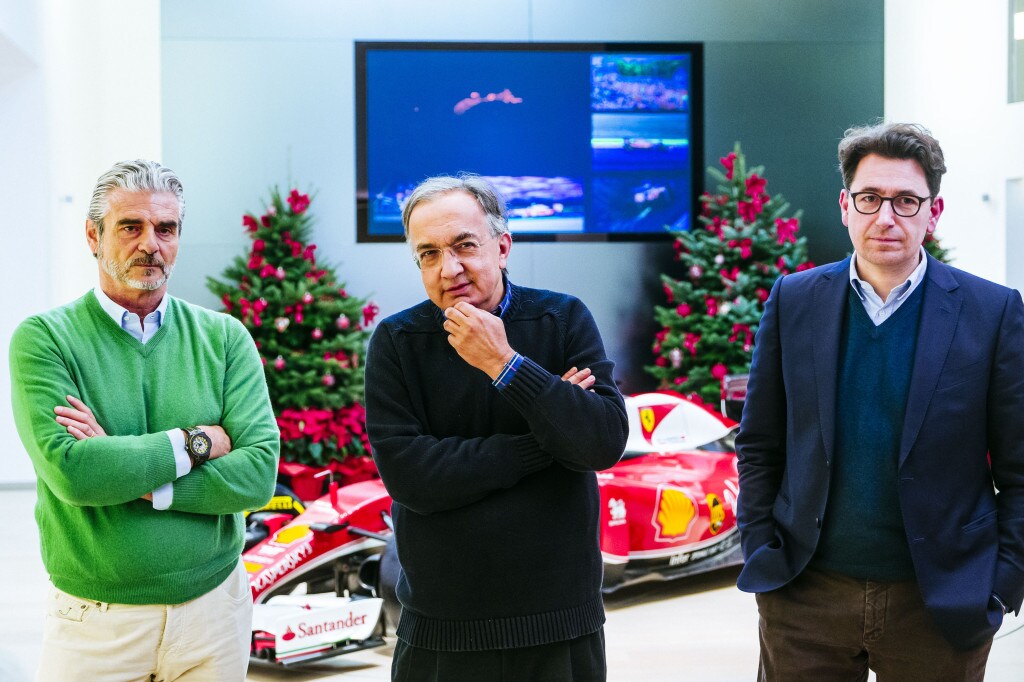 Sergio Marchionne e il Canto di Natale Ferrari