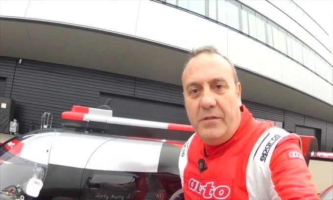 In pista con l'Audi regina di Le Mans