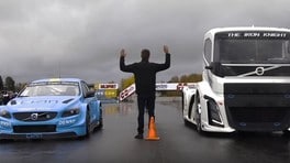 Sfide im-possibili: la Volvo S60 del WTCC contro il camion da record
