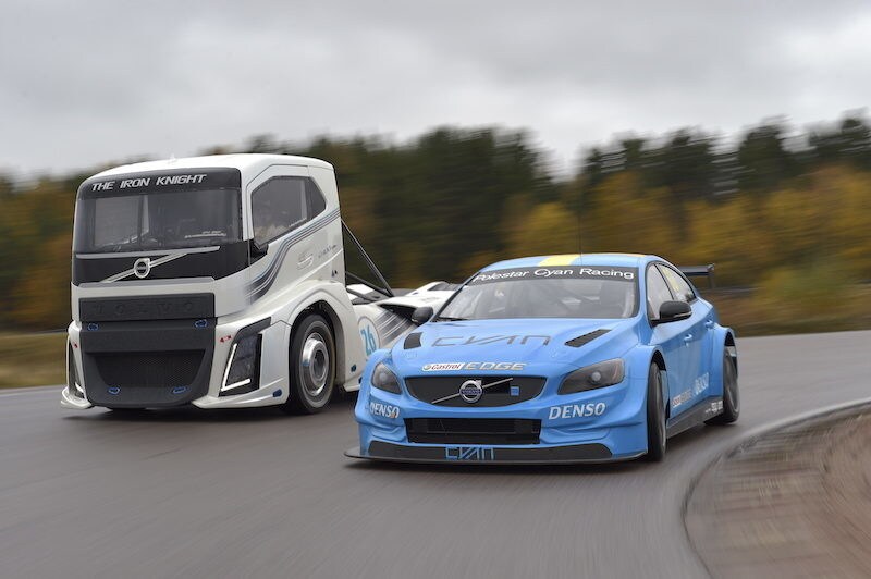 WTCC, Bjork e la sua Volvo sfidano il truck più veloce al mondo