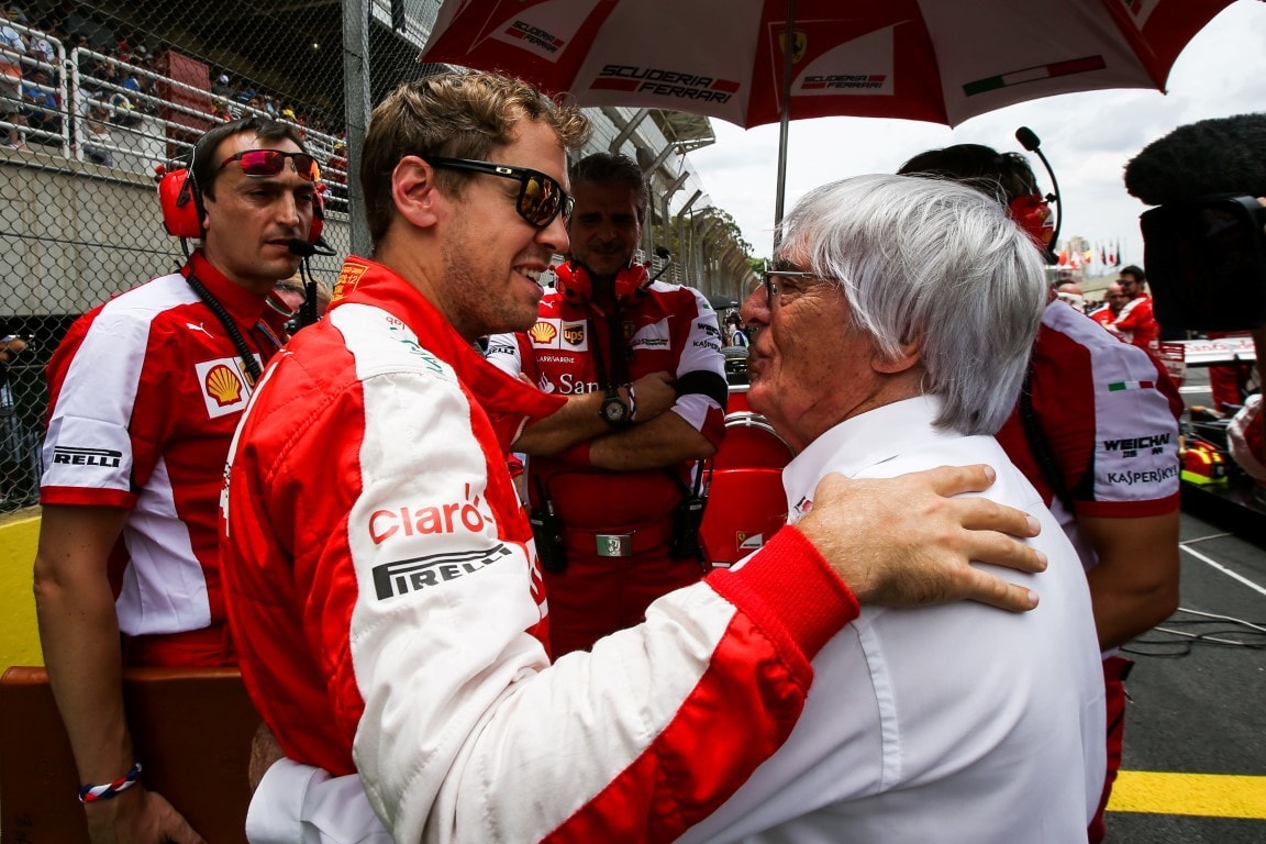 Ecclestone: "Non è colpa di Vettel se Ferrari non vince"